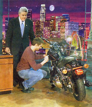 Jay Leno and Tom Cruise